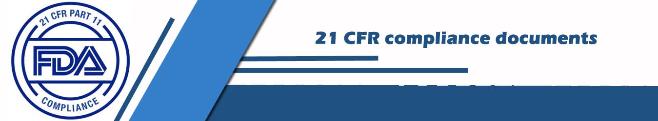 21 CFR compliance documents