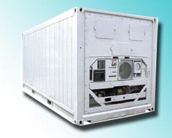 temperature mapping of refrigerated shipping container