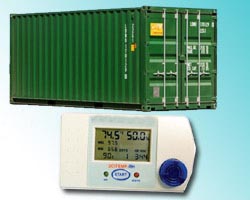 temperature mapping of shipping containers